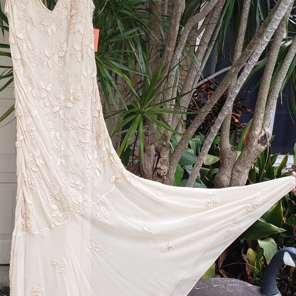 Gown/ Dress Champagne by Stenay sz 8 NWT